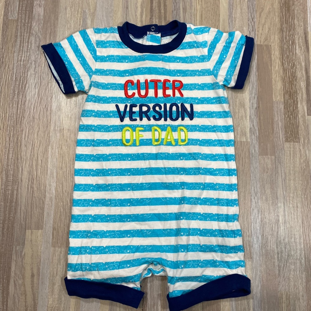 Koala Baby Cuter Version of Dad Romper with Snaps